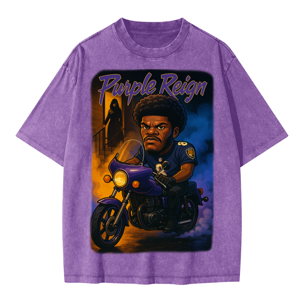 Purple Reign Washed Tee