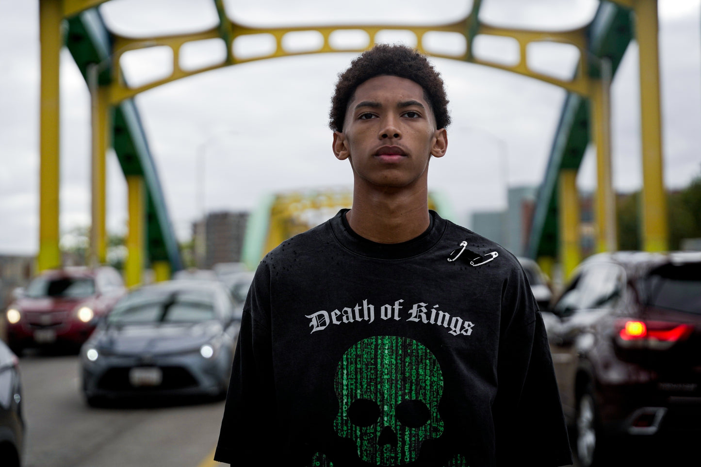 Death of Kings Layered Washed Tee