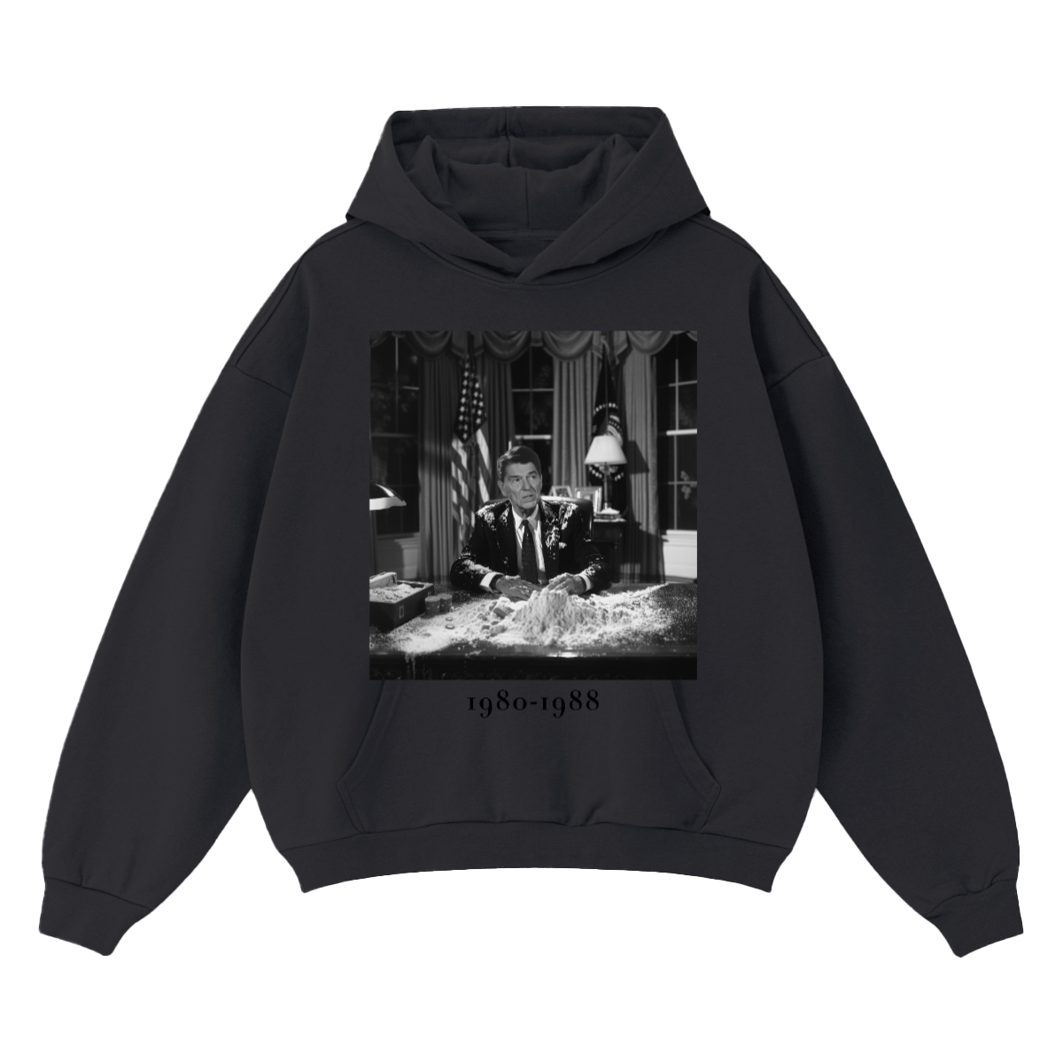 Presidential Plug Cropped Hoodie