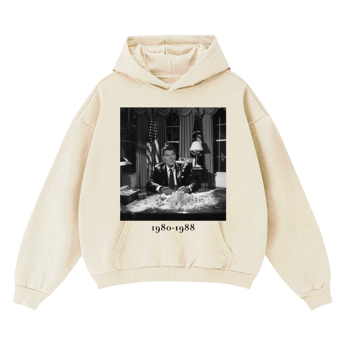 Presidential Plug Cropped Hoodie