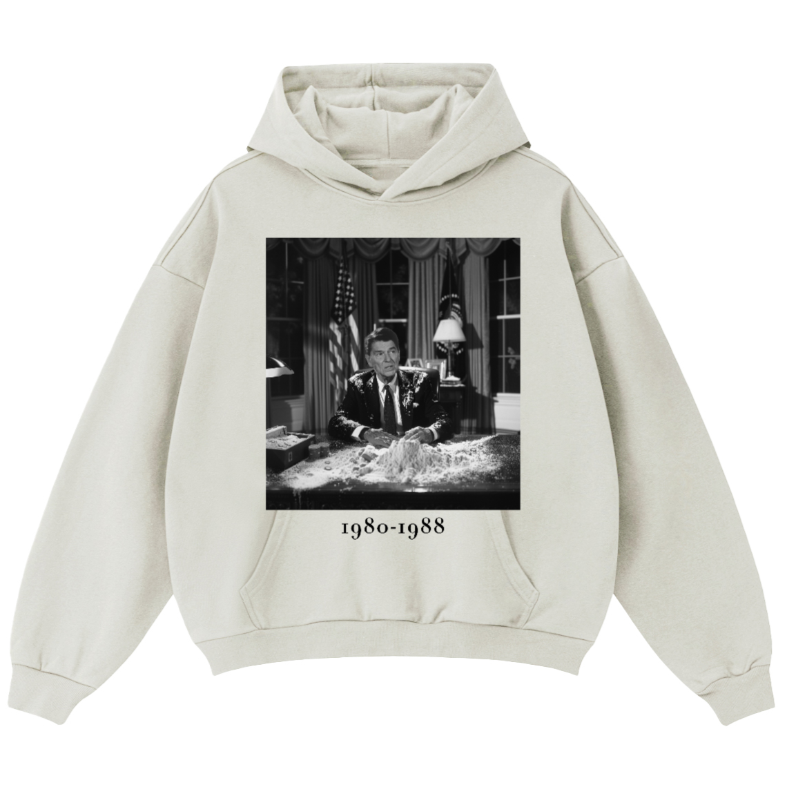Presidential Plug Cropped Hoodie