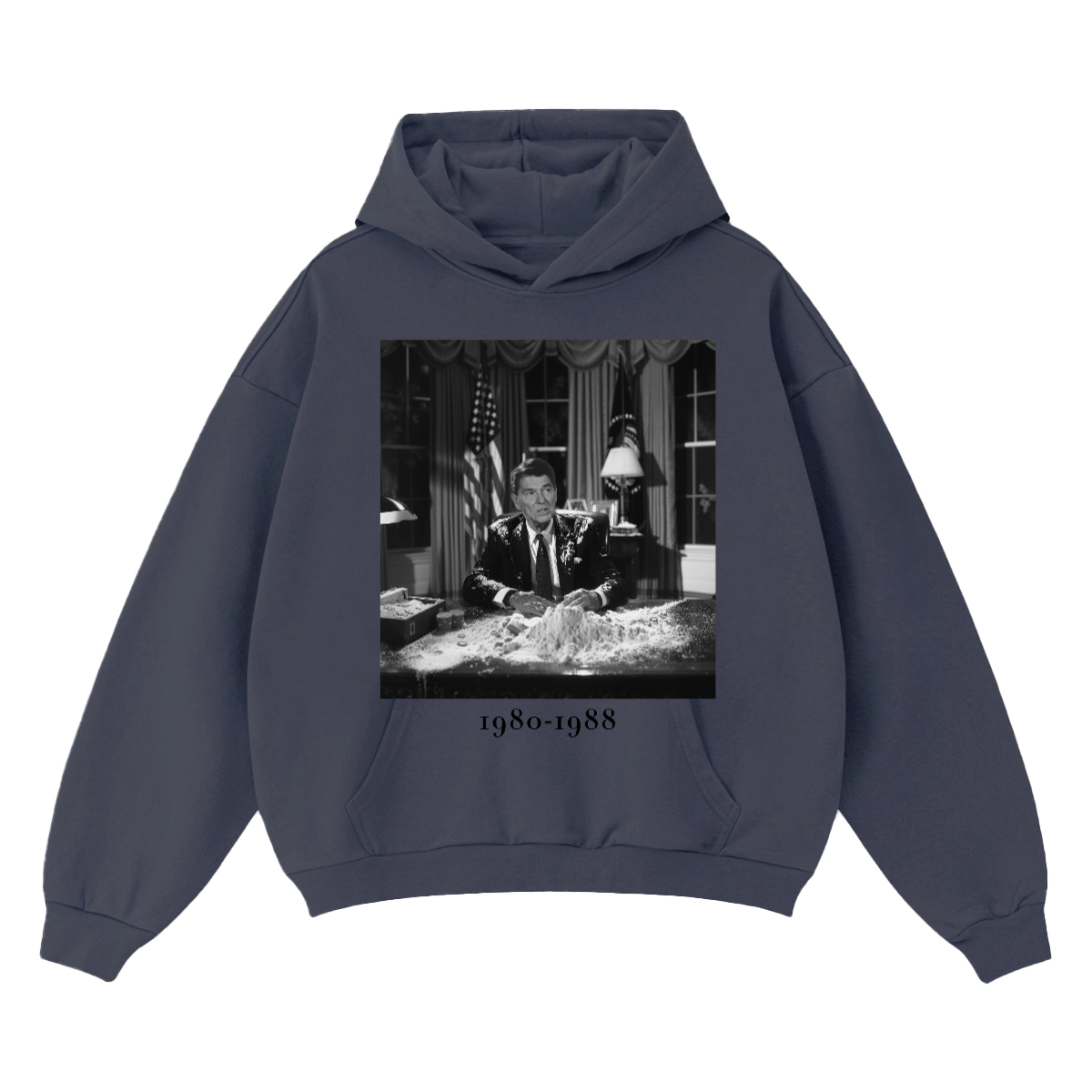 Presidential Plug Cropped Hoodie