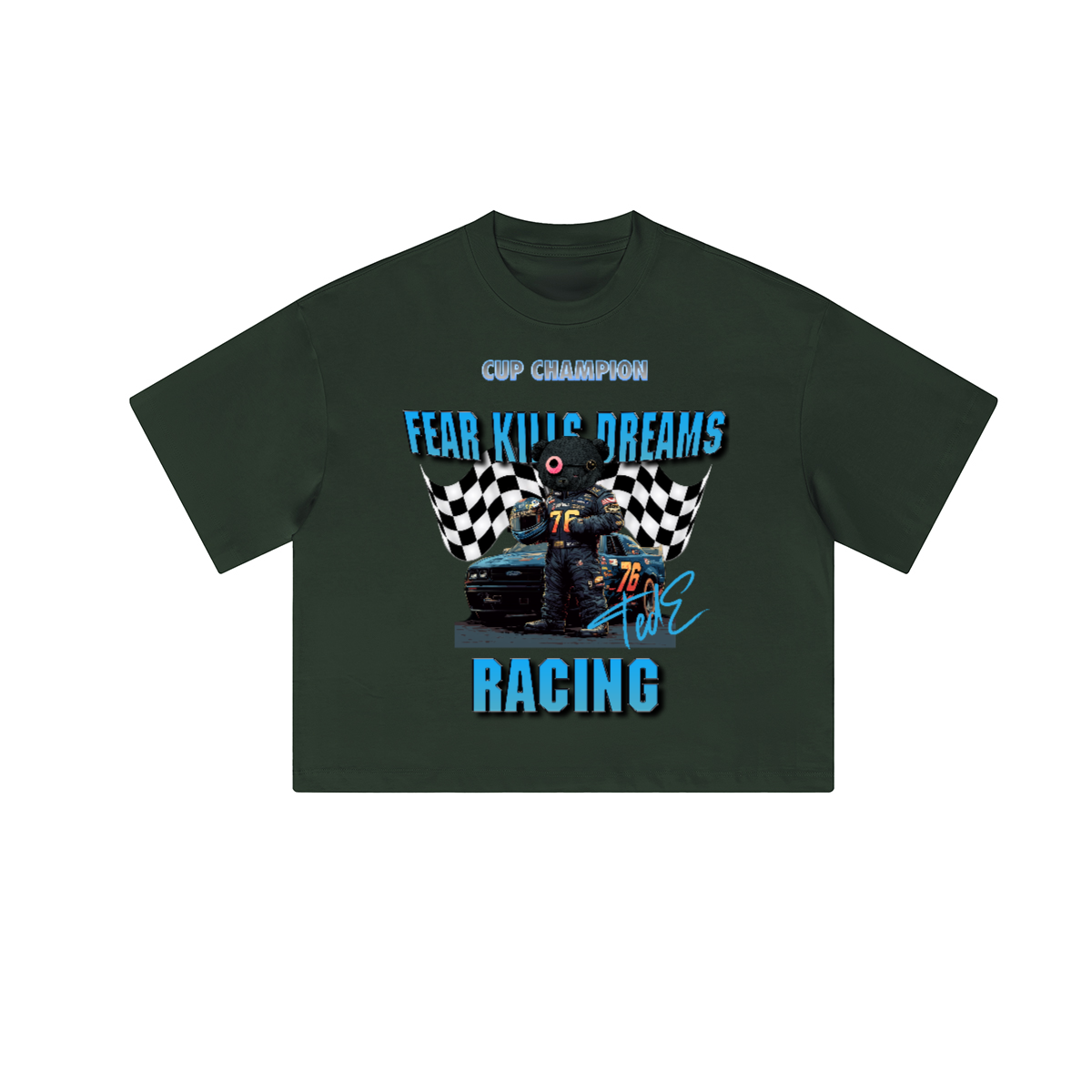 Racing Ted E Cropped Tee