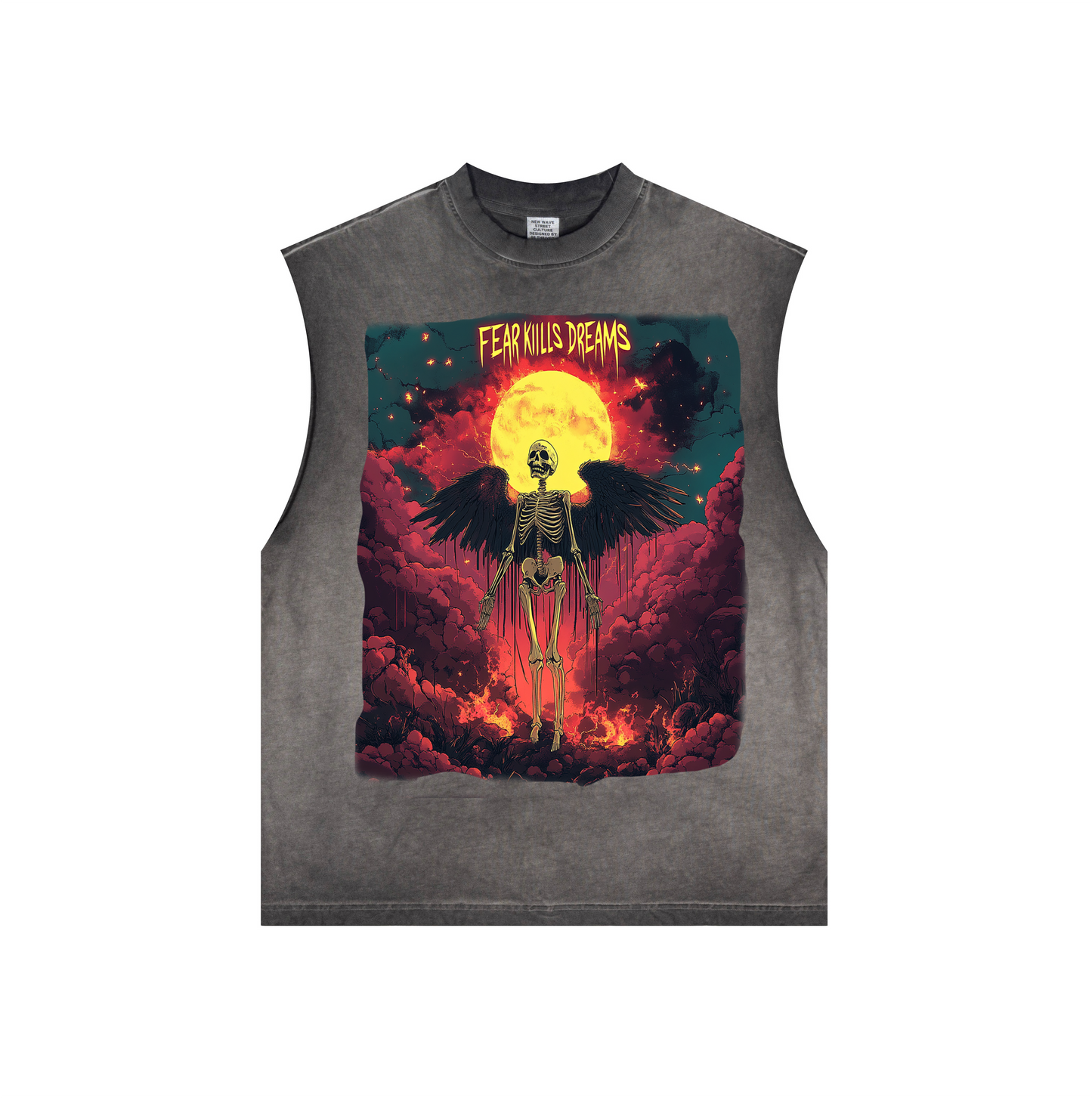 Baptized By Flames Washed Tank