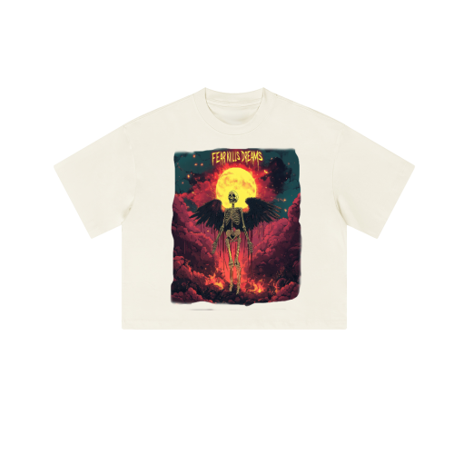 Baptized By Flames Cropped Fit Tee