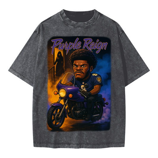 Purple Reign  Washed Tee
