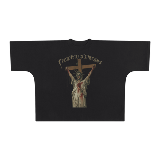 Liberty Is Dying Crucifixion Box Tee