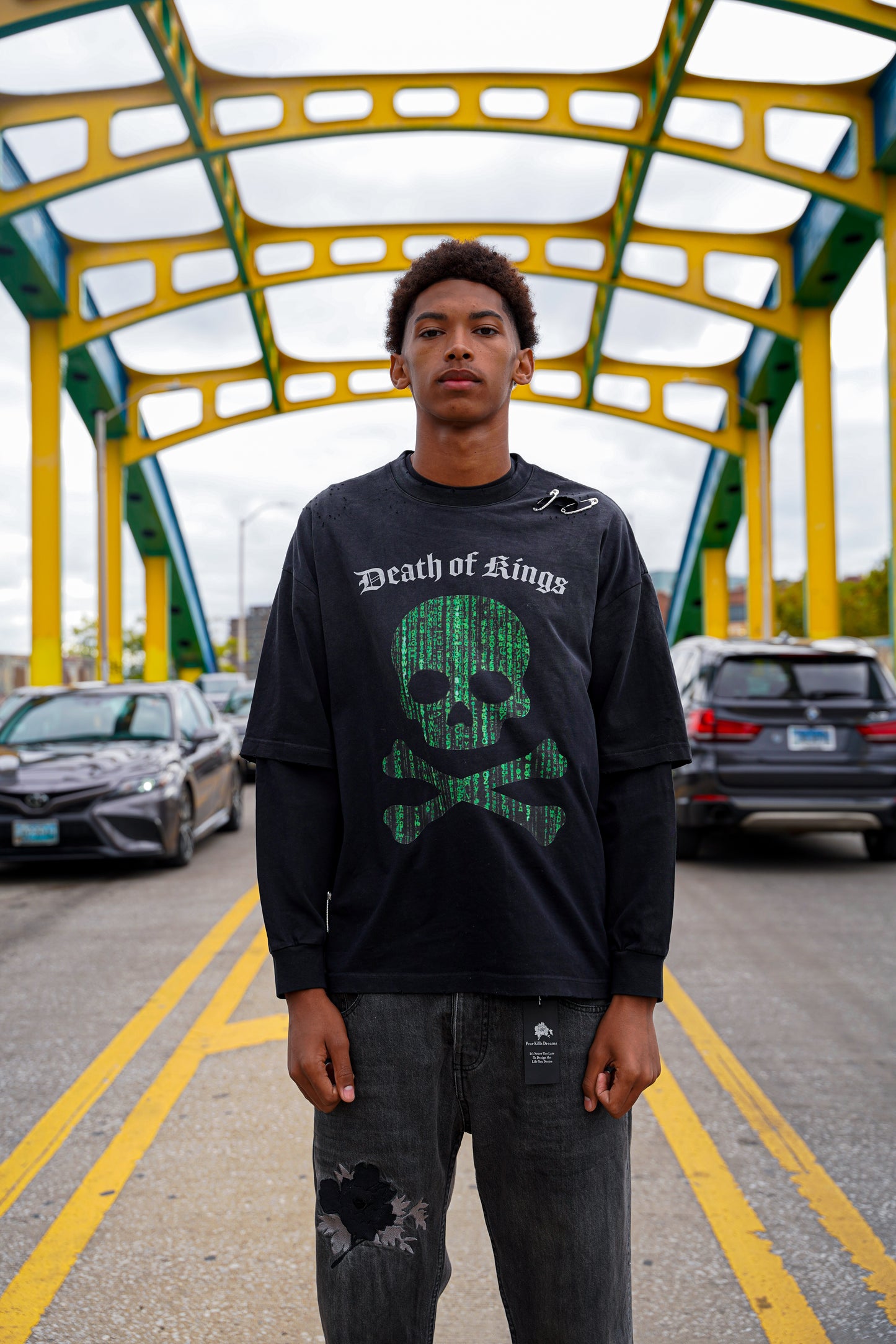 Death of Kings Layered Washed Tee