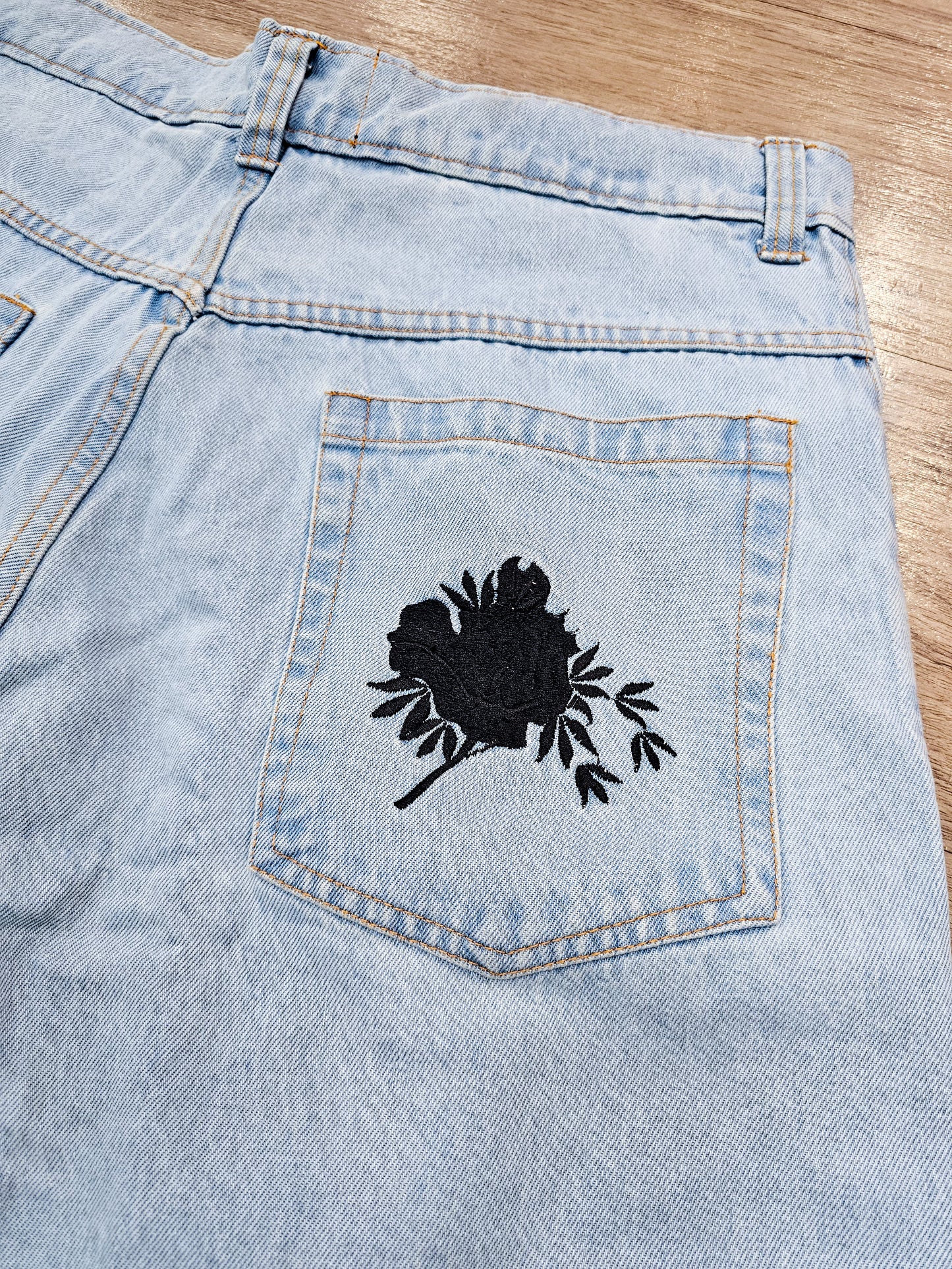 Amani Embroidered Denim